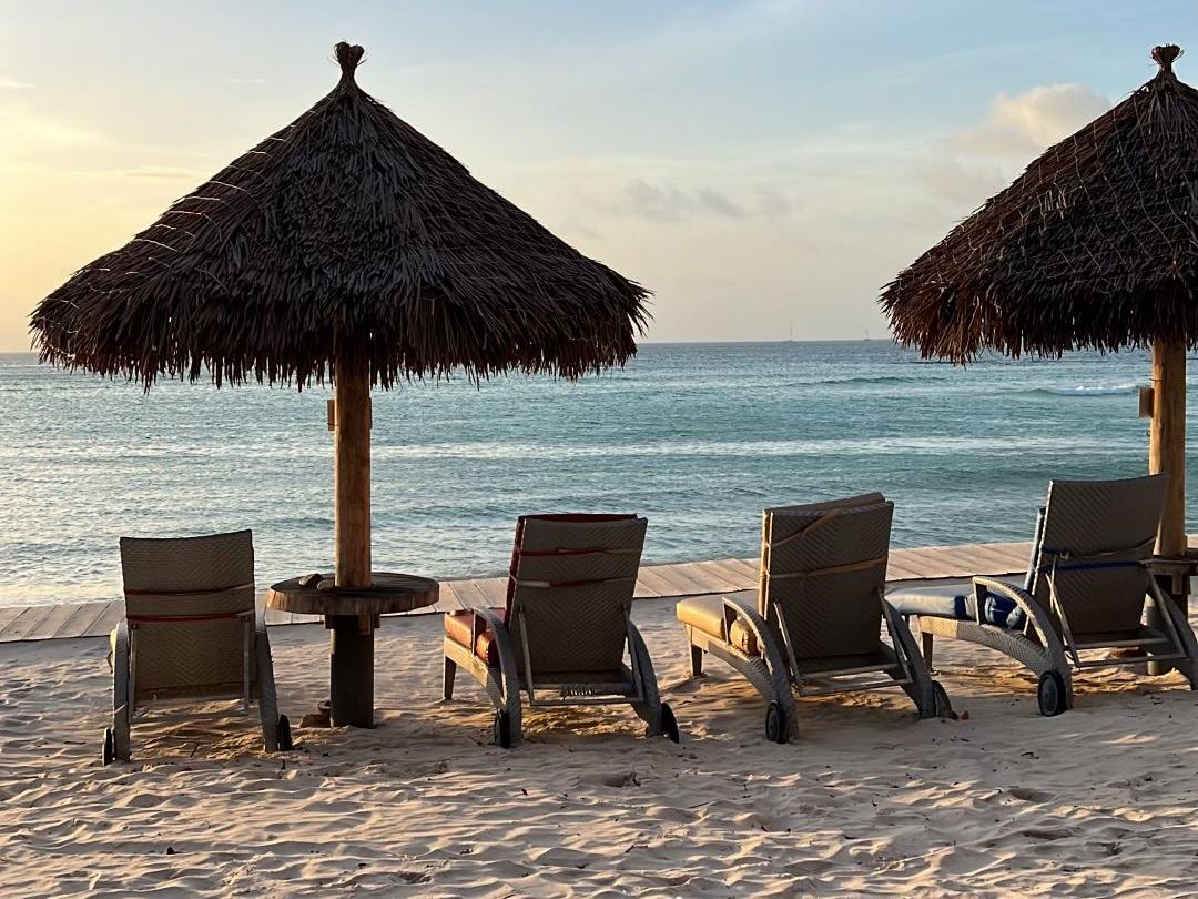 Beach day set-up