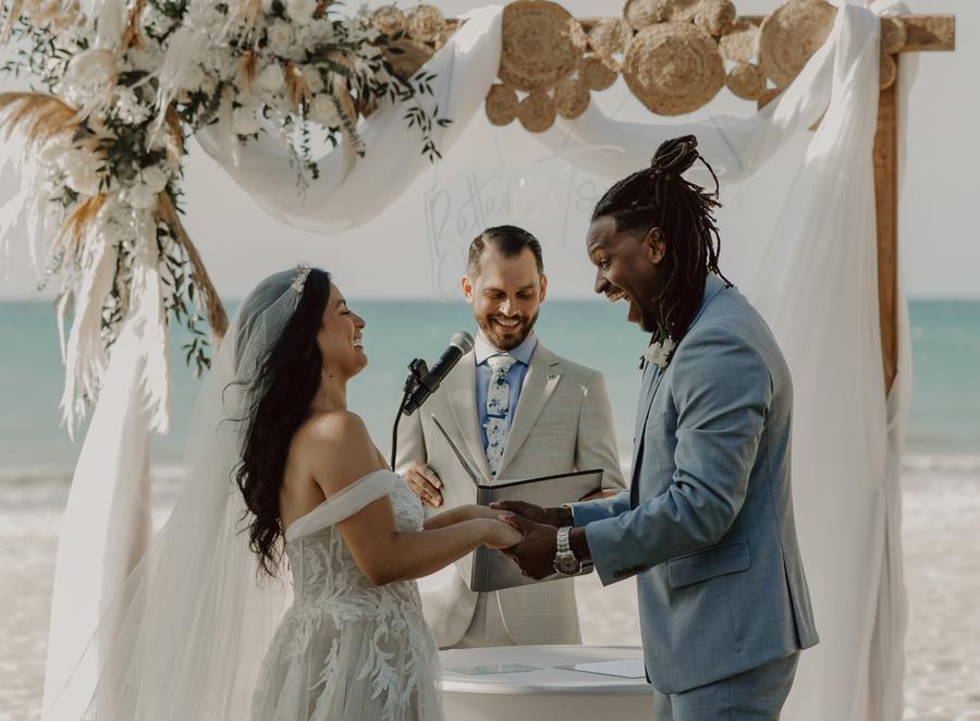 Wedding & beach proposal